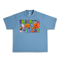 Pebble Blue trick or treat Urban Heavy Tee - CowGirlArtShop