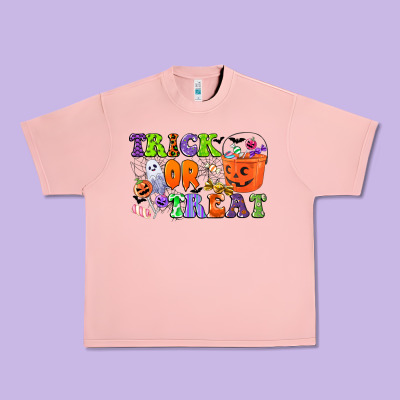 Trick Or Treat Urban Heavy Tee Designed By Cowgirlartshop