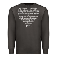Smoke Love is patient Love is Kind 1 Corinthians 1348 Premium Sweatshirt - trangStudio