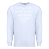 White Love is patient Love is Kind 1 Corinthians 1348 Premium Sweatshirt - trangStudio