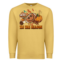 Antique Gold tis the season football Premium Sweatshirt - BarkalooDesign