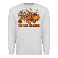 Dove Grey tis the season football Premium Sweatshirt - BarkalooDesign