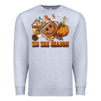 Heather Grey tis the season football Premium Sweatshirt - BarkalooDesign