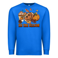 True Royal tis the season football Premium Sweatshirt - BarkalooDesign