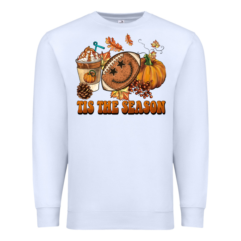Tis The Season Football Premium Sweatshirt by BarkalooDesign | Teevron
