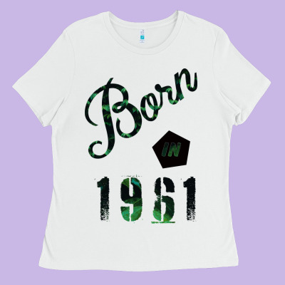Born In 1961 Ladies Tee Designed By Bettercallsaul