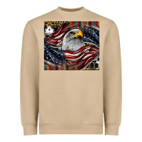 Mushroom American eagle Heavyweight Sweatshirt - CowhideDigitalArt