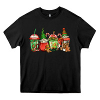 Black christmas gnomes coffee Heavy Core Tee - Jasminsmagicworld