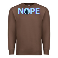 Chestnut NOPE  Blue Magic  Island Mana Symbol Premium Sweatshirt - trangStudio