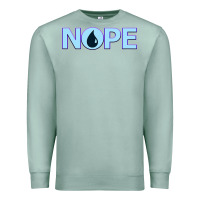 Seafoam NOPE  Blue Magic  Island Mana Symbol Premium Sweatshirt - trangStudio