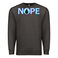 Smoke NOPE  Blue Magic  Island Mana Symbol Premium Sweatshirt - trangStudio
