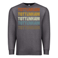 Charcoal Heather Retro Vintage Tottenham London Premium Sweatshirt - trangStudio