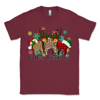 Burgundy Merry Christmas tooth Classic Tee - texasbilliewilder