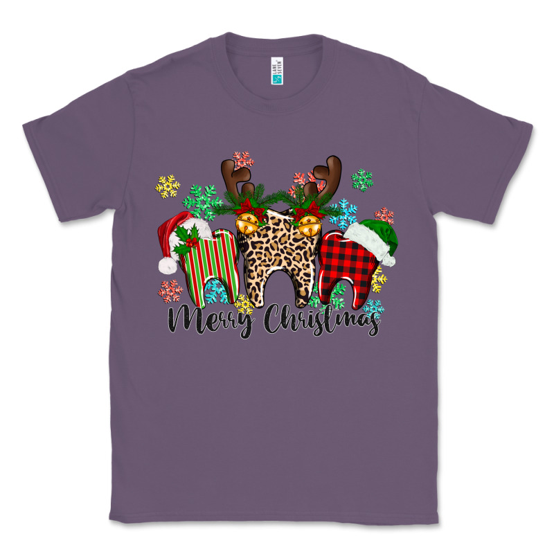 Merry Christmas Tooth Classic Tee by texasbilliewilder | Teevron