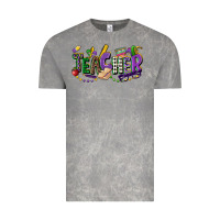 Cloud Rock teacher mardi gras Vintage Tee - CowGirlArtShop