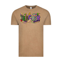 Vintage Coffee teacher mardi gras Vintage Tee - CowGirlArtShop