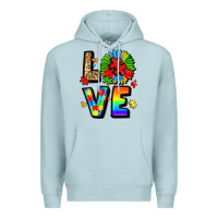 Blue Mist autism love Premium Hoodie - LillyAllenDesigns
