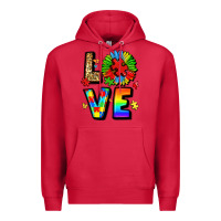 Cardinal autism love Premium Hoodie - LillyAllenDesigns