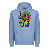 Colony Blue autism love Premium Hoodie - LillyAllenDesigns