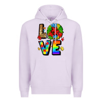 Lilac autism love Premium Hoodie - LillyAllenDesigns