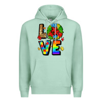 Seafoam autism love Premium Hoodie - LillyAllenDesigns
