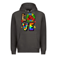 Smoke autism love Premium Hoodie - LillyAllenDesigns