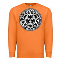 Carrot M.C. Escher Circle Limit IV Premium Sweatshirt - trangStudio