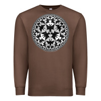 Chestnut M.C. Escher Circle Limit IV Premium Sweatshirt - trangStudio