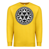 Lemon M.C. Escher Circle Limit IV Premium Sweatshirt - trangStudio