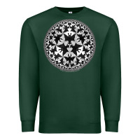 M.c. Escher Circle Limit Iv Premium Sweatshirt | Teevron