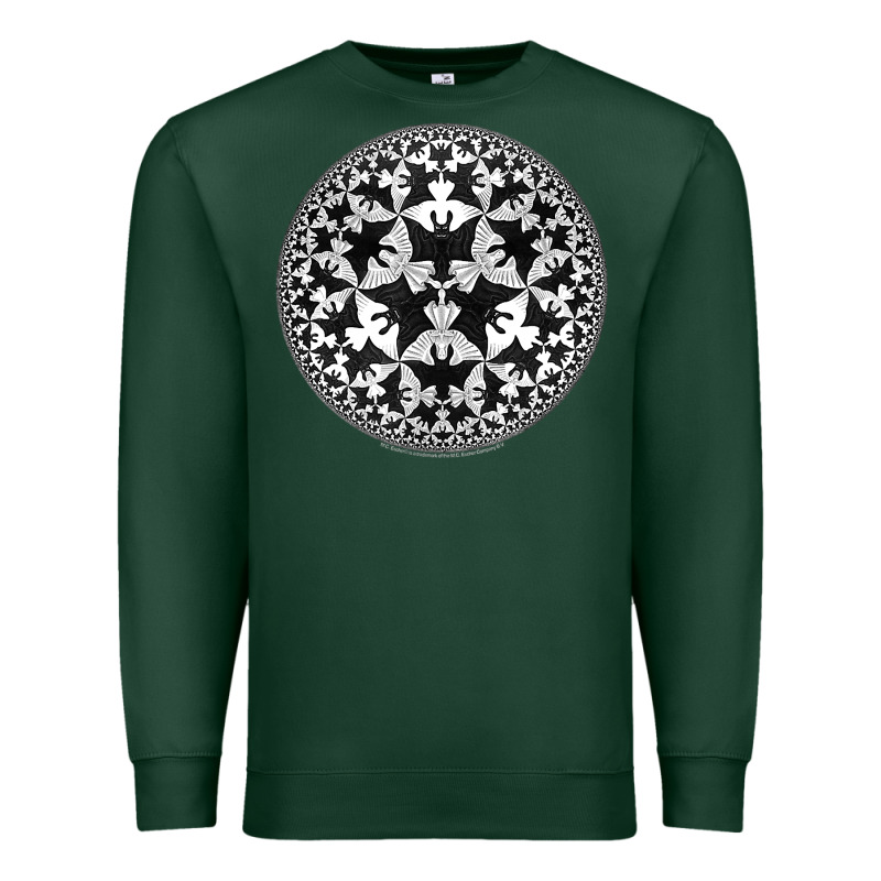 M.c. Escher Circle Limit Iv Premium Sweatshirt by trangStudio | Teevron