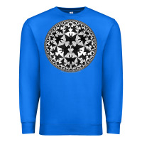 True Royal M.C. Escher Circle Limit IV Premium Sweatshirt - trangStudio