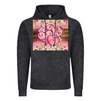 Vintage Black cancer hearts Vintage Hoodie - CowGirlArtShop