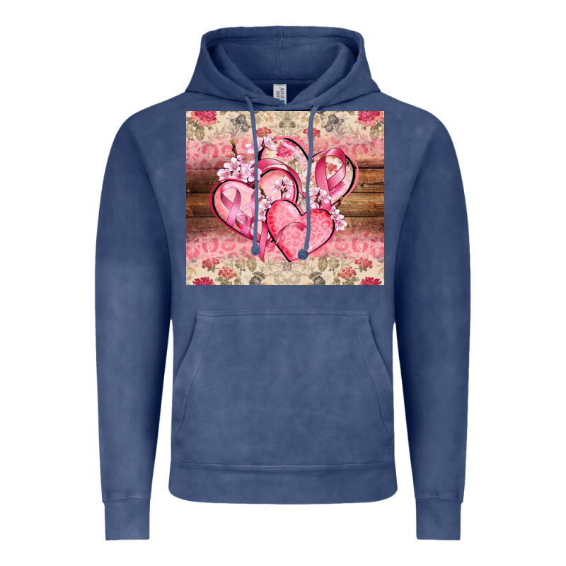 Cancer Hearts Vintage Hoodie by CowGirlArtShop | Teevron
