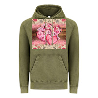 Vintage Olive cancer hearts Vintage Hoodie - CowGirlArtShop