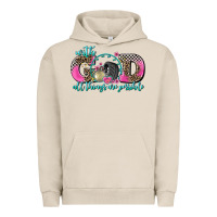 Pigment French Oak with god all things are possible race Urban Hoodie - AdoDesignShop