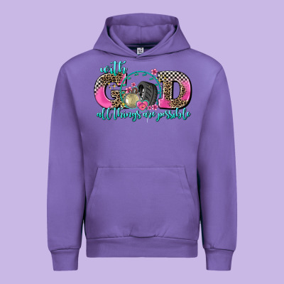 With God All Things Are Possible Race Urban Hoodie Designed By Adodesignshop