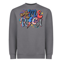 Storm America Heavyweight Sweatshirt - CowhideDigitalArt