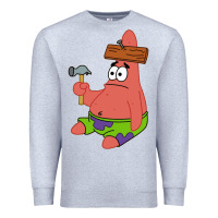 Heather Grey patrick the star gift Premium Sweatshirt - trangStudio