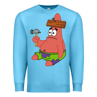 Ocean Blue patrick the star gift Premium Sweatshirt - trangStudio