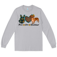Moon Dust peace love dachshund Long Sleeve Tee - RanaPortraitStore