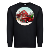 Black Christmas farm Christmas Premium Sweatshirt - BarkalooDesign