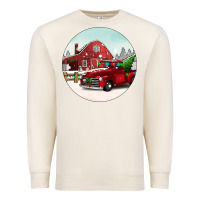 Sandshell Christmas farm Christmas Premium Sweatshirt - BarkalooDesign