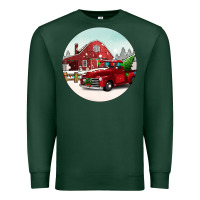 Sports Green Christmas farm Christmas Premium Sweatshirt - BarkalooDesign
