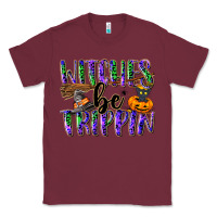 Burgundy Witches be trippin Classic Tee - NancyCooperArtShop