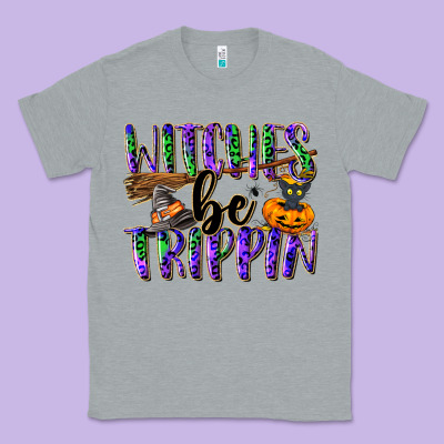 Witches Be Trippin Classic Tee Designed By Nancycooperartshop