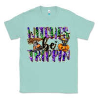 Seafoam Witches be trippin Classic Tee - NancyCooperArtShop