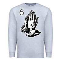 Heather Grey 6IX GOD gift Premium Sweatshirt - trangStudio