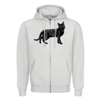 Dove Grey Bombay Cat Zipper Hoodie - LillyAllenDesigns