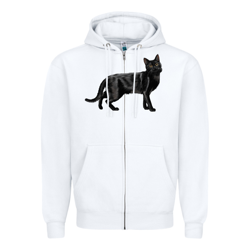 Bombay Cat Zipper Hoodie by LillyAllenDesigns | Teevron
